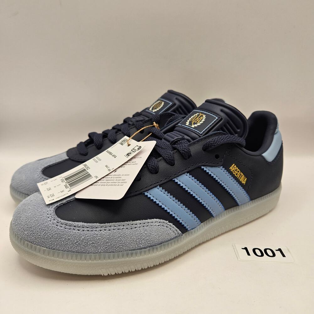 ADIDAS ORIGINAL X AFA SAMBA MEN'S 5.5 NAVY BLUE LEATHER JR6352